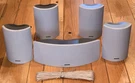 (set Of 5) Onkyo Surround Sound Speakers, SKC-330C, SKM-330S, SKF-330F, Works. Fixed Price $126.95.