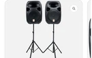 Rockville RPG122K Speakers - Stand Only Great Condition. Fixed Price $137.50.