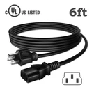 Ul 6FT Ac Cord For Ion Explorer Xl IPA150X High-power All Weather Speaker. Fixed Price $16.46.