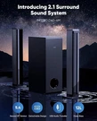 Infitbo D40CH-4M Black Wireless Bluetooth Surround Deep Bass Detachable Soundbar. Fixed Price $60.00.