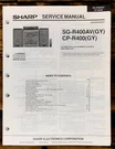 Sharp SG-R400AV CP-R400 Stereo Service Manual *original*. Fixed Price $14.97.