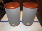 Pair Of Jvc SP-FSSD9 Round Cherry Wood Bookshelf Speakers 9" Tall 20W Working. Fixed Price $89.00.