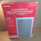 Radio Shack Flush Mount Wall Ceiling Speaker 30 Watts Rms / 60 Max. Fixed Price $45.00.