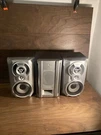 Sony Bookshelf Speakers SS-RG55/SS-WG99 Bass Reflex Silver/black. Fixed Price $25.00.