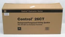 Pair Of Jbl Control 26CT 6.5" Background Foreground Ceiling Speaker New Box. Fixed Price $349.99.