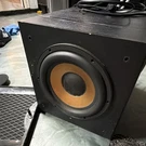 Klipsch RSW-10 Powered Subwoofer Black In Wired Stereo L/r Rca Wood Cube. Fixed Price $116.99.