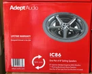Adept Audio IC86 8" 175W Injection-molded Graphite Down-firing Ceiling Speakers. Fixed Price $550.00.