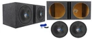 (2) Rockville W15K5S4 15" 2000 Watt Car Subwoofers+vented Box Enclosure. Fixed Price $314.85.