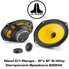 Jl Audio C1-690 Range 6"X 9" 2-WAY Car Component Shelf/door Speakers 225W. Fixed Price $189.00.