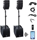 Proreck 12'' Dj Speaker With Subwoofer Line Array Combo Set Club Aef. Fixed Price $679.99.