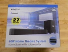 Vivitar 60W Home Theatre System , Soundbar With Subwoofer Brand New. Fixed Price $49.99.