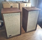 Vintage Pair Klh Model 6 Speakers - Walnut Veneer Factory Boxes Read Below. Fixed Price $199.99.