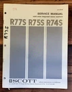 Hh Scott Model R77S R75S R74S Receiver Service Manual *original*. Fixed Price $29.97.