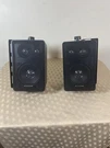 Pair (2) Universal Security Inst. SP-1717A Indoor/outdoor 3 Way Stereo Speaker. Fixed Price $13.99.
