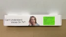Zvox Accuvoice AV120 Tv Speaker Sound Bar With Hearing Aid Technology Black Nib. Fixed Price $67.42.