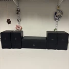 Mirage AVS-200 Surround Sound Satellite Speakers & AVS-100 Center. Fixed Price $165.00.