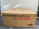Brand New Psb Csir - Passive Subwoofer *msrp $1,200 / Black Color. Fixed Price $769.95.