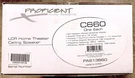 Proficient 1/2" Lcr Home Theater Ceiling C660 White (1 Speaker). Fixed Price $69.50.