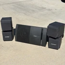 Bose V-300 Surround Sound Speaker Set + Acousimass Cube System Bi Directional. Fixed Price $58.00.