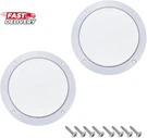 Uxcell 2PCS 6.5" Mounting Hole Diagonal Distance Speaker Grill Mesh Decorative. Fixed Price $26.61.