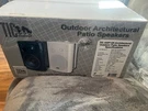 Tic ASP-120 Black Architectural Outdoor Patio Speakers Open Box. Fixed Price $39.99.
