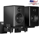 Adjustable Speaker Wall Mount Brackets Bookshelf Satellite Monitor Easy Install. Fixed Price $55.57.