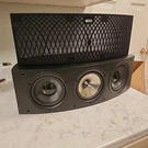 Kef IQ60C SP3644 Center Channel Speaker Black Ash. Fixed Price $243.89.