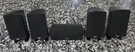 (5 Speaker Set) Klipsch HT-SK5 Surround Sound Satellite Black Center Tested. Fixed Price $124.99.