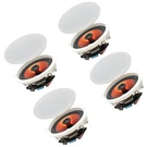 Surround Sound Ceiling Speakers - 6.5" 600 Watts, 4 Pack. Fixed Price $291.59.