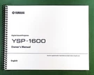 Yamaha YSP-1600 Instruction Manual: Full Color 76 Pages & Protective Covers!. Fixed Price $21.25.
