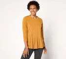 Soul Women's Top Sz Logo Life By Lori Goldstein Elbow-sleeve Orange A659308. Fixed Price $25.38.