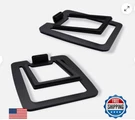 Sanyun SW-601 Desktop Speaker Stands Black Nib (pair). Fixed Price $25.00.