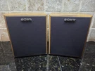 Sony SS-U21 40W 8 Ohms Stereo Small Pair Bookshelf Speakers Excellent Sound Gc. Fixed Price $40.00.