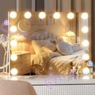 Vanity With Lights And Bluetooth Speaker, 17.7" X 13.8" Hollywood Mirror,. Fixed Price $91.99.