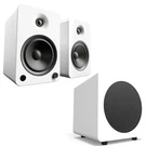 Kanto YU6 200W Powered Speakers Pair With SUB8 250W Subwoofer - Matte White. Fixed Price $799.98.