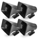 Pyle 6" Horn Speaker For Indoor/outdoor Use, 50W Power, Black, 4 Pack. Fixed Price $61.99.