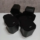 Set Of 4 Klh Audio Systems Model 8S Speakers Black Twistable Ohms. Fixed Price $59.95.