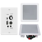 Herdio 5.25 Inch Bluetooth Ceiling Speakers With Wall Mount Control Amplifier.... Fixed Price $99.23.