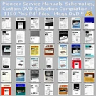 Pioneer Service Manuals Schematics, Custom Collection Compilation Computer Dvd !. Fixed Price $12.97.