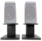 (2) 8 Black Bookshelf Stands For Swan M200MKII. Fixed Price $49.95.