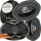 4X Brand New Blaupunkt GTS692M 6"X9" 4-WAY Car Audio Coaxial 600 Watts Speakers. Fixed Price $129.99.