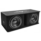 New Skar Audio SDR-2X12D4 Dual 12" 2400 Watt Loaded Ported Subwoofer Enclosure. Fixed Price $331.49.
