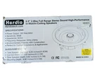Herdio 6.5" 2-WAY Full Range Stereo Sound Wall Ceiling Speakers HCS818BT (4). Fixed Price $99.95.