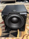 Martinlogan Dynamo 700W Wireless Powered Subwoofer 300W Black Rca Compact Cube. Fixed Price $500.00.