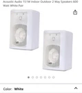 Acoustic Audio AA351W Outdoor Speakers. Fixed Price $45.00.