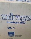 Mirage SM-5 Includes Original Box Woofers Needs Reforming Beautiful Wood Conditi. Fixed Price $175.50.