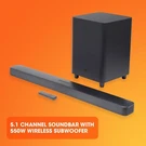 Jbl 5.1 Chanel Surround 550-WATT Multibeam Soundbar + Wireless Subwoofer. Fixed Price $599.98.