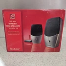 Vntg Brookstone 900MHZ Wireless Mini Speaker Transmitter Set Version 2.0 Tested. Fixed Price $39.99.