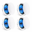 (4 Pack) Vevor 8" Ceiling Speakers 50W Flush Mount Wall Home Audio. Fixed Price $34.99.