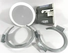 Atlas Sound FAP43T-W 4.5" Coaxial Ceiling Speaker System Pair. Fixed Price $54.98.